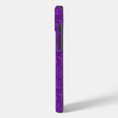 Coques Case-Mate iPhone Purple Paisley (Verso / Gauche)