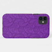 Coques Case-Mate iPhone Purple Paisley (Dos (Horizontal))