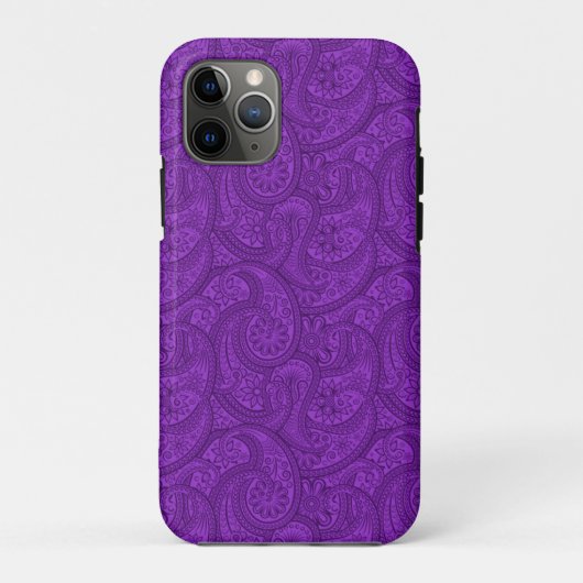 Coques Case-Mate iPhone Purple Paisley (Dos)