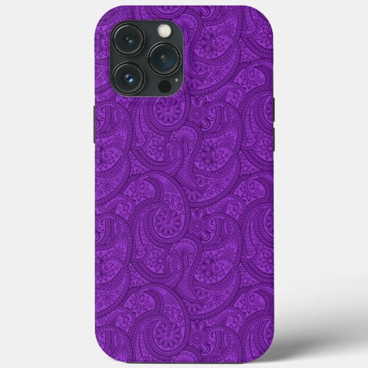 Coques Case-Mate iPhone Purple Paisley (Verso)