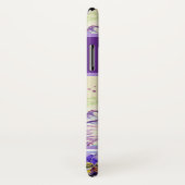 Coques Case-Mate iPhone Purple Pansy Shabby Chic Aquarelle rose Bleu (Dos/Droite)