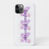 Coques Case-Mate iPhone Purple papillon Lupus guerrier (Dos)