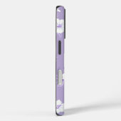 Coques Case-Mate iPhone Purple Personalized Floral Phone Case (Verso / Droite)