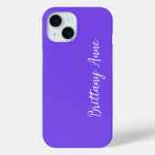 Coques Case-Mate iPhone Purple personnalisé (Verso)