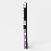 Coques Case-Mate iPhone Purple Polka Dot Faded Zebra Imprimer iPhone 5 Coq (Dos/Gauche)