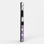 Coques Case-Mate iPhone Purple Polka Dot Faded Zebra Imprimer iPhone 5 Coq (Dos/Droite)