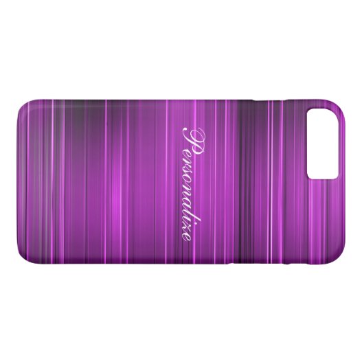 Coques Case-Mate iPhone Purple psychédélique personnalisé (Dos (Horizontal))