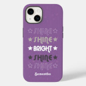 Coques Case-Mate iPhone Purple Shine. Brille. Lumineux. Brille. Brille. (Verso)