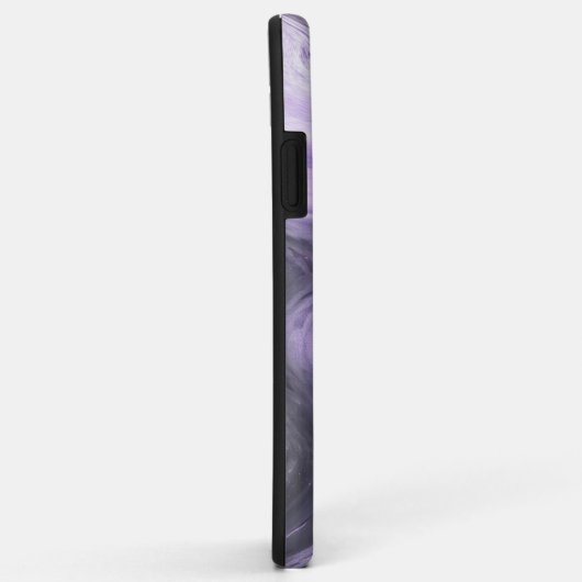 Coques Case-Mate iPhone Purple Smoke Moderne Abstrait (Dos/Droite)