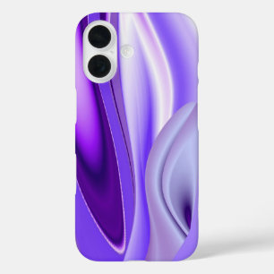 Coques iPhone 16 Purple Snow Dream, Imaginaire Abstrait Rainbow-Art