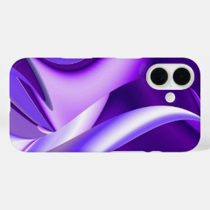 Coques iPhone 16 Purple Snow Dream, Imaginaire Abstrait Rainbow-Art