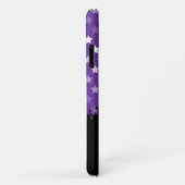 Coques Case-Mate iPhone Purple Stars Fans de football et balle (Dos/Droite)