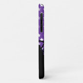 Coques Case-Mate iPhone Purple Stars Fans de football et balle (Dos/Gauche)