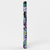 Coques Case-Mate iPhone Purple Sugar Skull (Dos/Droite)