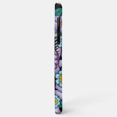 Coques Case-Mate iPhone Purple Sugar Skull (Dos/Gauche)