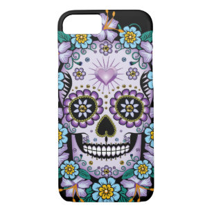 Case-Mate iPhone Case Purple Sugar Skull