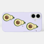 Coques Case-Mate iPhone Purple Sweet Avocado Kiss (Verso (horizontal))