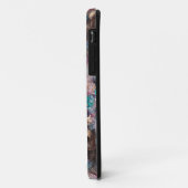 Coques Case-Mate iPhone Purple Turquoise Aquarelle Floral Tea Party Bunny (Dos/Gauche)