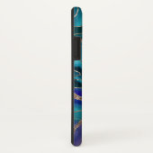 Coques Case-Mate iPhone Purple Turquoise Galaxy Nebula Agate No. 1 Parties (Dos/Droite)