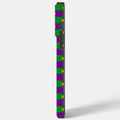 COQUES Case-Mate iPhone PURPLE VERT JAUNE MARDI GRAS MOTIF (Verso / Gauche)