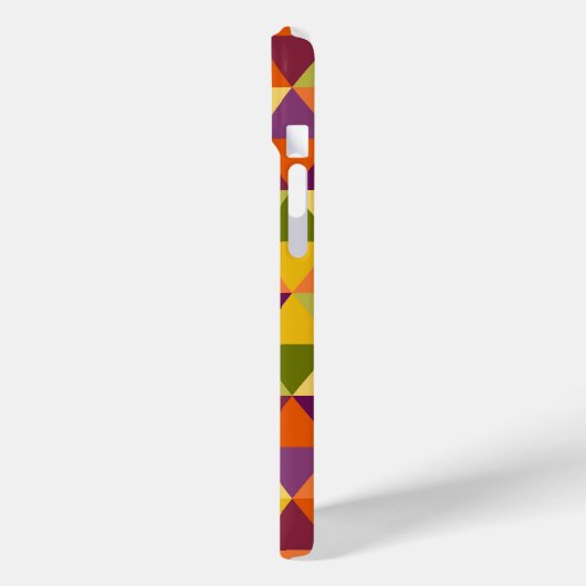 COQUES Case-Mate iPhone PURPLE VERT ORANGE JAUNE MOTIFS GÉOMÉTRIQUES (Verso / Gauche)