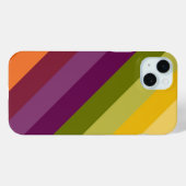 COQUES Case-Mate iPhone PURPLE VERT ORANGE JAUNE STRIPES (Verso (horizontal))