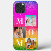 Coques Case-Mate iPhone Purple Yellow Sparkie Mère Photo (Verso)
