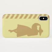 Coques Case-Mate iPhone Putty Cream Neutral Chevrons Mode (Dos (Horizontal))
