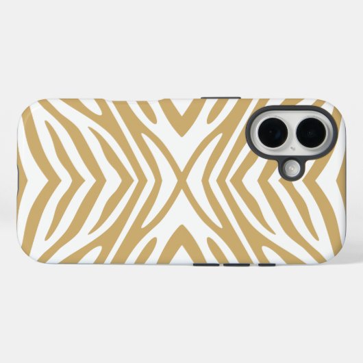 Coques Case-Mate iPhone Putty Neutral Zebra (Verso (horizontal))
