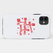 Coques Case-Mate iPhone Puzzle de la Saint Valentin (Dos (Horizontal))