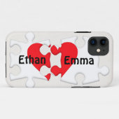 Coques Case-Mate iPhone Puzzle Heart (Dos (Horizontal))