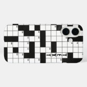 Coques Case-Mate iPhone Puzzle Mot Croisé Avec Mot Texte (Verso (horizontal))