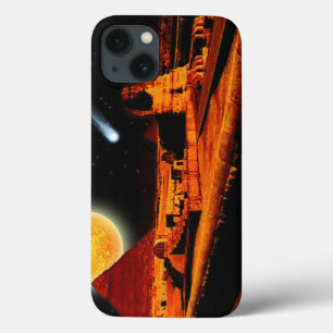 Etui iPhone 13 Pyramide égyptienne ancienne, soleil, sphinx & com
