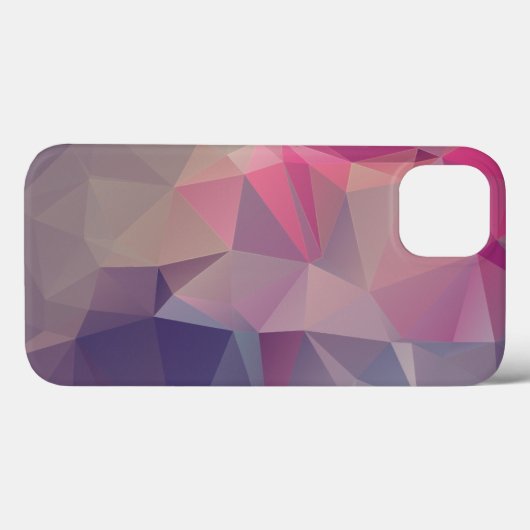 Coques Case-Mate iPhone Pyramide violet rose Art Abstrait (Verso (horizontal))