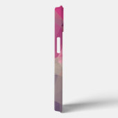 Coques Case-Mate iPhone Pyramide violet rose Art Abstrait (Verso / Droite)