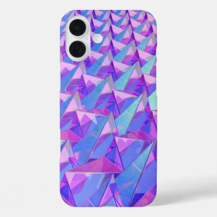 Coques iPhone 16 Plus Pyramides de cristal colorées