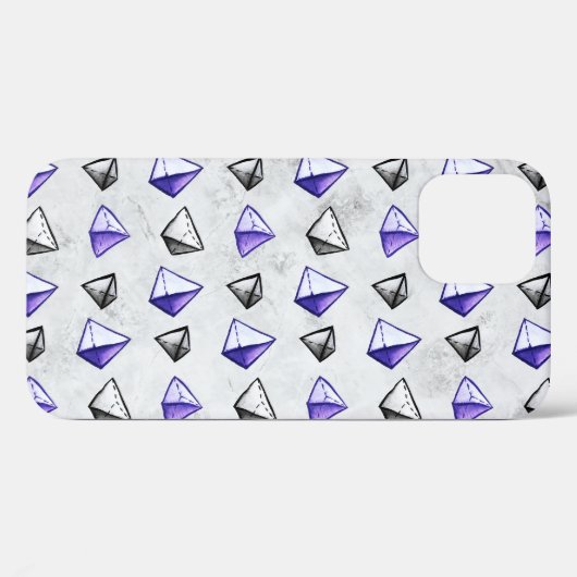 Coques Case-Mate iPhone Pyramides Motif Géométrie Math Enseignant (Verso (horizontal))
