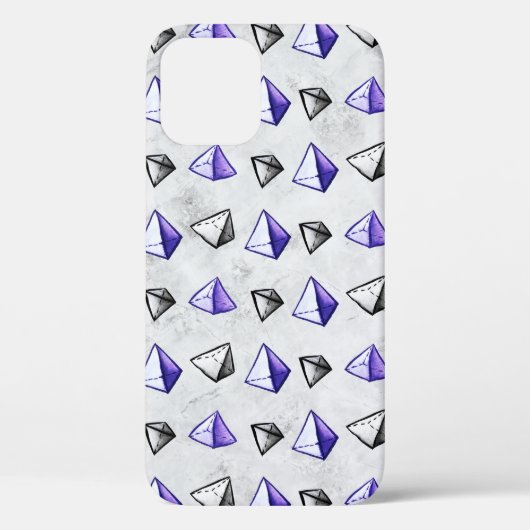 Coques Case-Mate iPhone Pyramides Motif Géométrie Math Enseignant (Verso)