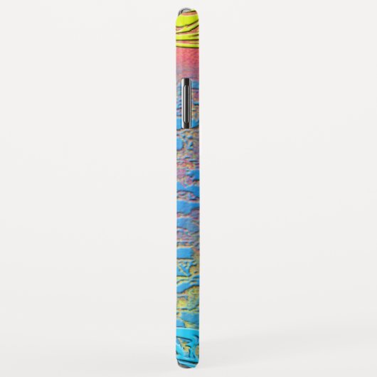 Coques Case-Mate iPhone PYTHON - moderne fractale décorative - (Dos/Droite)