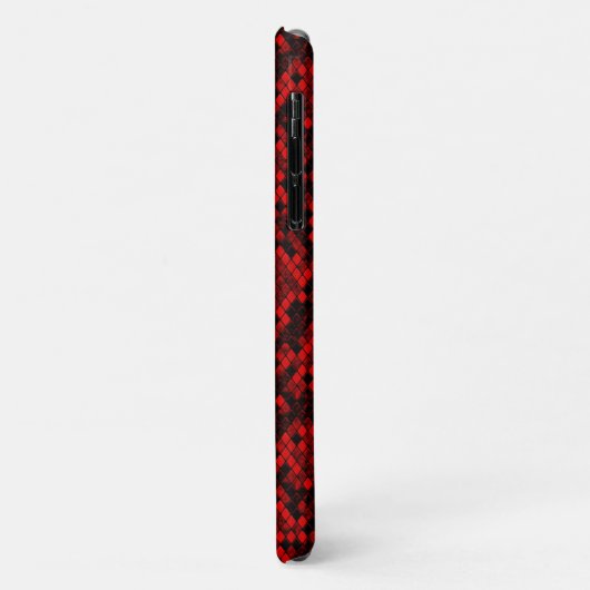COQUES Case-Mate iPhone PYTHON RED PEAU (Dos/Gauche)