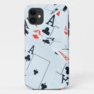 Coques Pour iPhone Quad Aces Poker Cartes Motif,