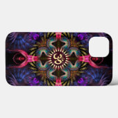 Coques Case-Mate iPhone Quadra Angels Fractal Art Aum (Verso (horizontal))