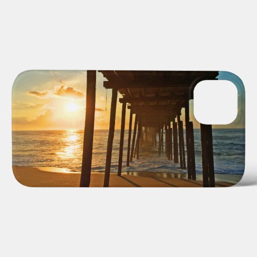 Coques Case-Mate iPhone Quai Au lever Du Soleil (Verso (horizontal))