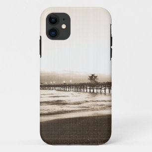 Coques Pour iPhone quai de San Clemete photo vintage de la plage Cali