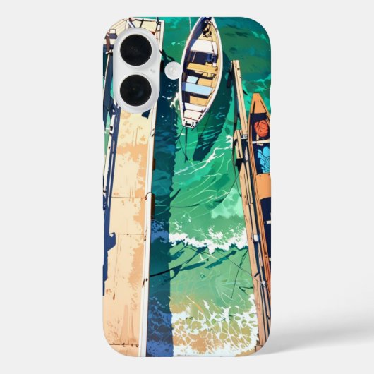 Coques Case-Mate iPhone Quai d'été paisible (Verso)