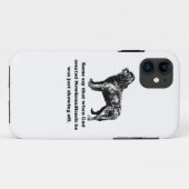 Coques Case-Mate iPhone Quand Dieu a créé Newfoundlands (Dos (Horizontal))