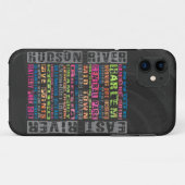 Coques Case-Mate iPhone Quartiers NYC Arc-en-ciel (Dos (Horizontal))
