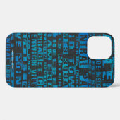 Coques Case-Mate iPhone Quartiers NYC Bleu (Verso (horizontal))