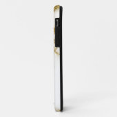 Coques Case-Mate iPhone Quarts modernes & Gold Stone Crystal Personnaliser (Dos/Gauche)