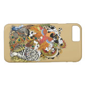 Coques Case-Mate iPhone quatre animaux célestes (Dos (Horizontal))